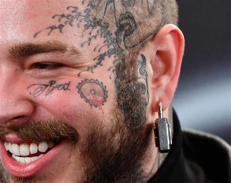 guide  post malones tattoos
