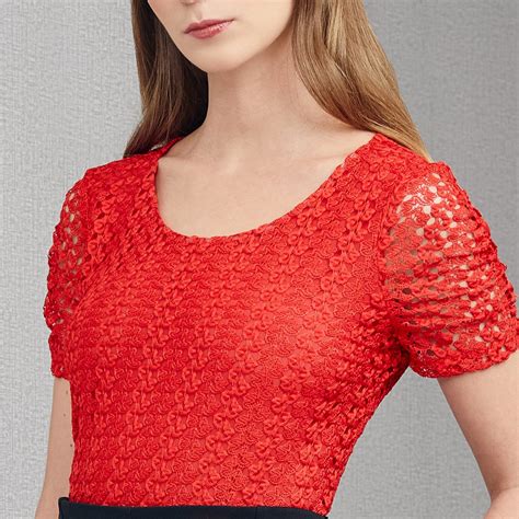 Ripley - BLUSA MUJER CAMILA VIALI ROJO B12140 ANA MARIA NUDE