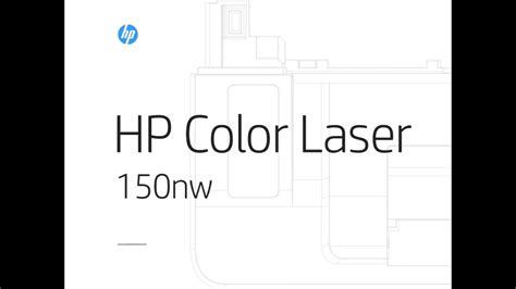 hp color laser nw wi fi printer youtube