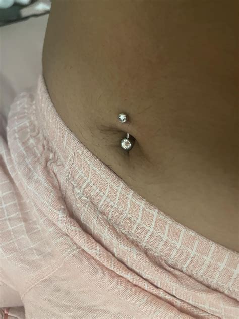 Is my belly button too low/shallow? : r/piercing