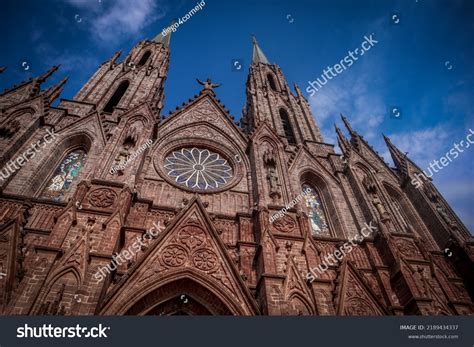 Catholic Church Ancient Architecture Detailed Finishes Stock Photo ...