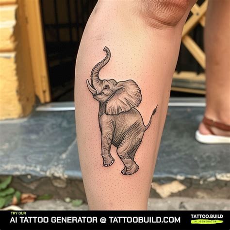 Trunk Up Elephant Tattoo: 9 Striking Ideas to Beautify your Body ...