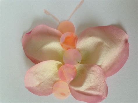 rose petal art  children rose petals craft toddler art projects