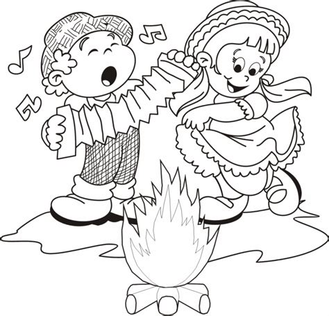 Desenho Junino Para Pintar - Festa Junina Desenhos para imprimir colorir e pintar - Desenhos para ...