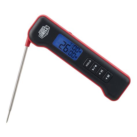 Expert Grill ABS Pocket Digital Instant Read Meat Grilling Thermometer ...