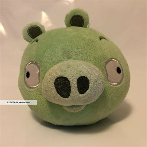 angry birds green pig  plush stuffed animal bad piggies character