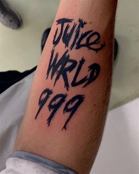 999 Tattoo Juice Wrld Tattoos Ideas - Printable Computer Tools