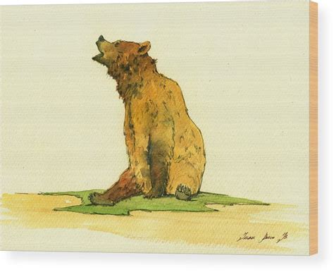 Grizzly Bear Watercolor at PaintingValley.com | Explore collection of ...