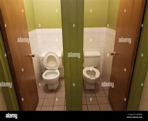 green toilet door  res stock photography  images alamy