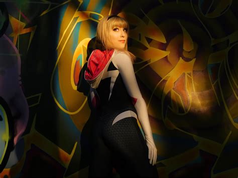 SIGNED 5x7 Ghost Spider Cosplay Print Ashlee Tayla - Etsy