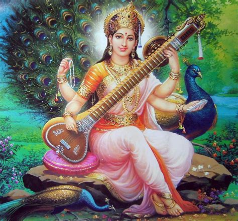 Maa Saraswati Wallpapers - Wallpaper Cave