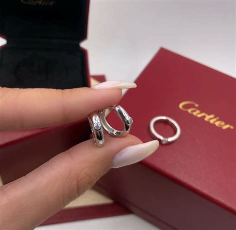 Серьги кольца картье - 88 фото