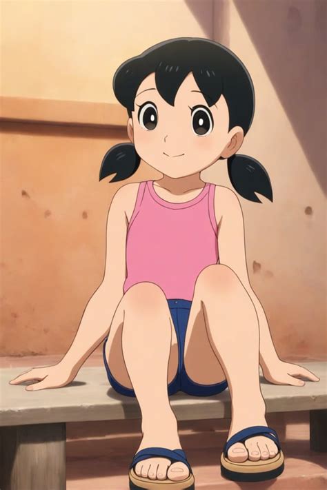 源静香 - 『ドラえもん』 Minamoto Shizuka | image created by AI User | Tensor.Art