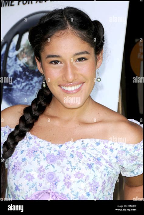 Q'orianka Kilcher at the premiere of 'Fuel' held at the Crest Theatre Los Angeles, California