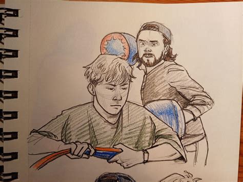 The brain leak video gave me inspiration to make some sketches😁 : r