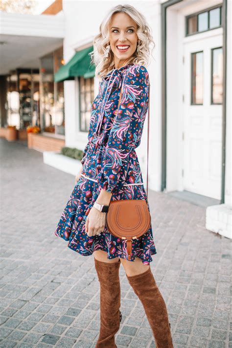 outfit with boots and dress 1