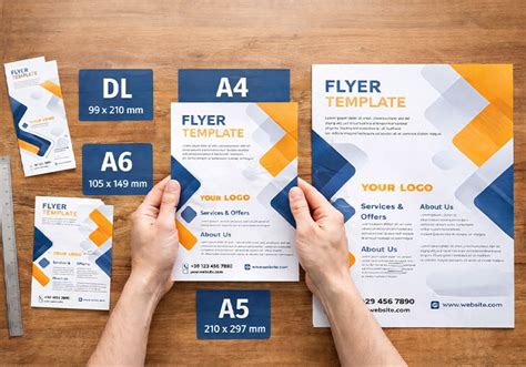 flyer size standard dimensions    choose   format