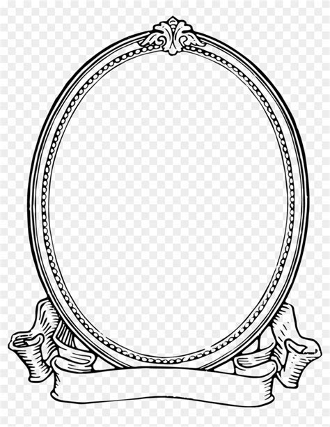 Oval Picture Frame Clip Art