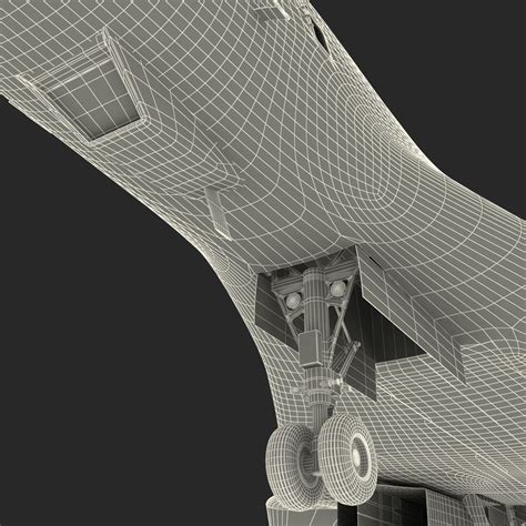 Russian Strategic Bomber Tupolev Tu-160 Rigged 3D Model $249 - .max ...