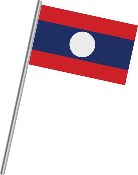 Laos flag symbol 13836272 PNG