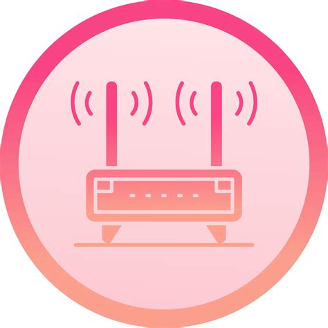 router solid circle gradeint icon  vector art  vecteezy