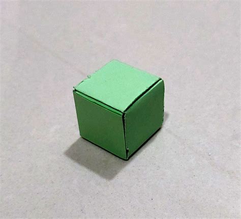 origami cube folded  rajesh mhastre