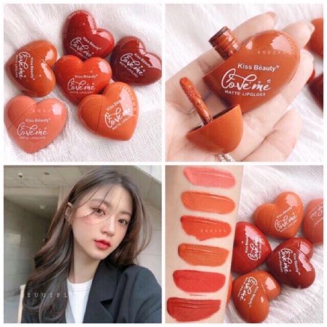 jual  pcs kiss beauty original thailand lipmattelipcream shopee