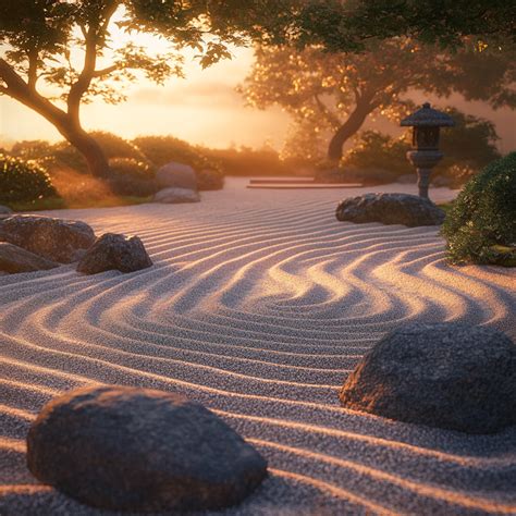 Zen Dry Garden Raking Guide: Traditional Japanese Sand Patterns ...