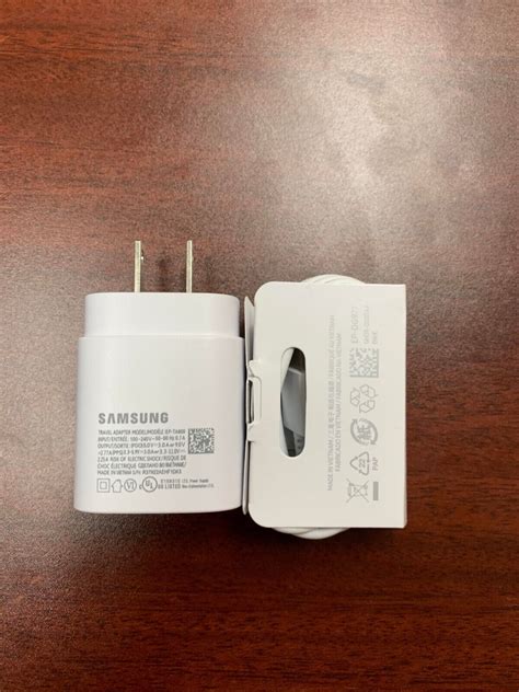 Original 25W USB C Super Fast Charging Wall Charger for Samsung Galaxy