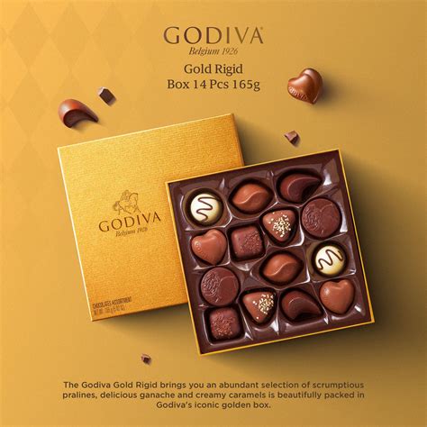 Godiva Chocolate - Social Media Design Campaign | Chocolate packaging