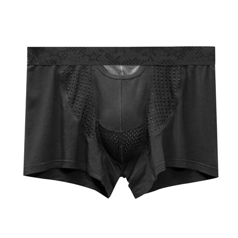 Pepeey Men Sexy Underwear Mens Cotton Boxer Briefs Mens Sexy Boxer
