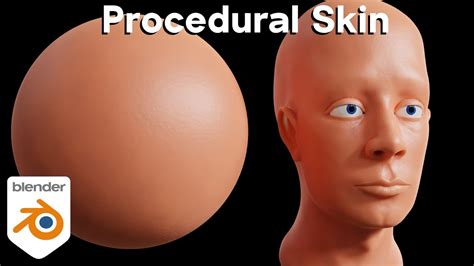 procedural skin material blender tutorial youtube