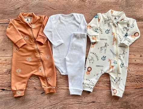 Roupas Neutras De Bebe - Kit Bebê Neutro 4 Peças Safari - Roupa de Bebê do Tamanho RN ao 3