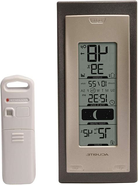 Inside Outside Wireless Thermometer LCD Home Digital Weather
