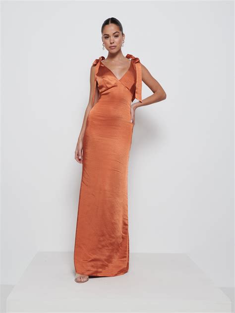 copper dresses bridesmaid 6