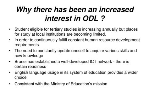 issues  implementation  odl implications  policy