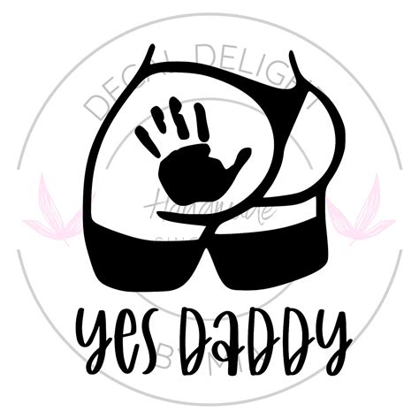 Yes Daddy Sticker, Gift for Her, Joke Gift, Funny Car Bumper Sticker - Etsy