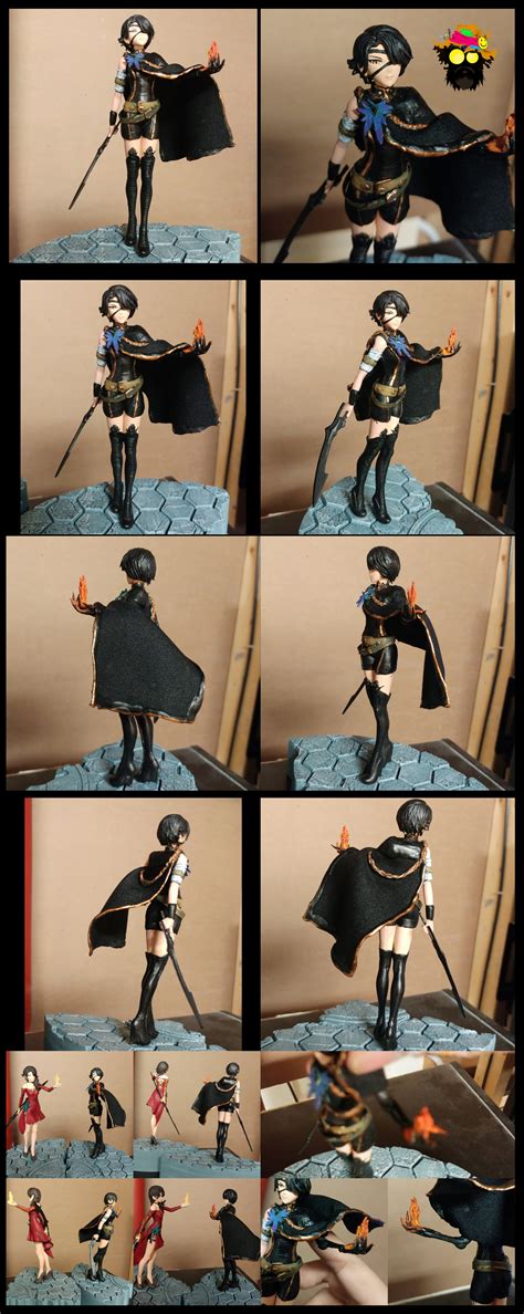 RWBY Cinder Fall Figure modification (V6 outfit) : r/roosterteeth