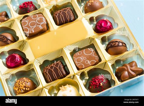 box  chocolates stock photo alamy