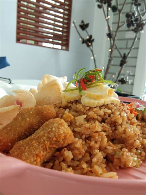 fried rice xnasi goreng   nugget stock photo image
