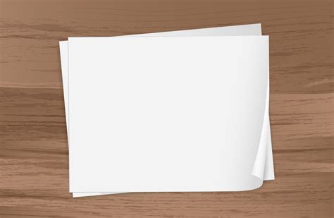 Blank Paper Vector Art, Icons, and Graphics for Free Download