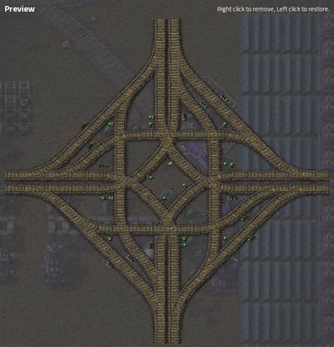 Zipper-Style Rail Junctions : r/factorio