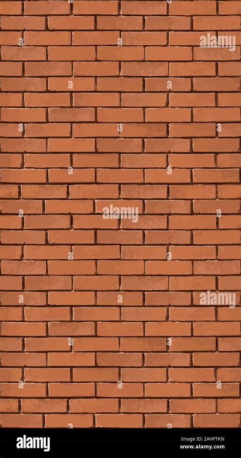 Background with a seamless pattern of a brick old wall. Vertical ...