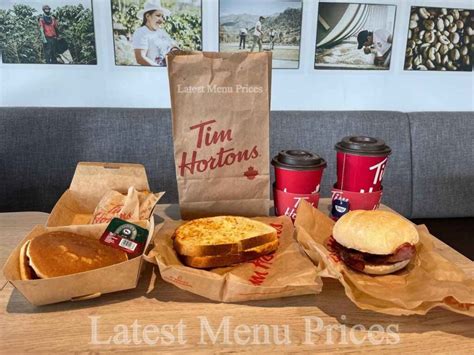 Tim Hortons Menu Prices & Calories – Fresh Menu Prices