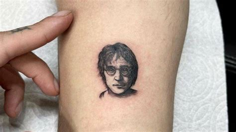 Matt Rife John Lennon Tattoo, Matt Rife Tattoo Wrist or Arm of Spotify ...