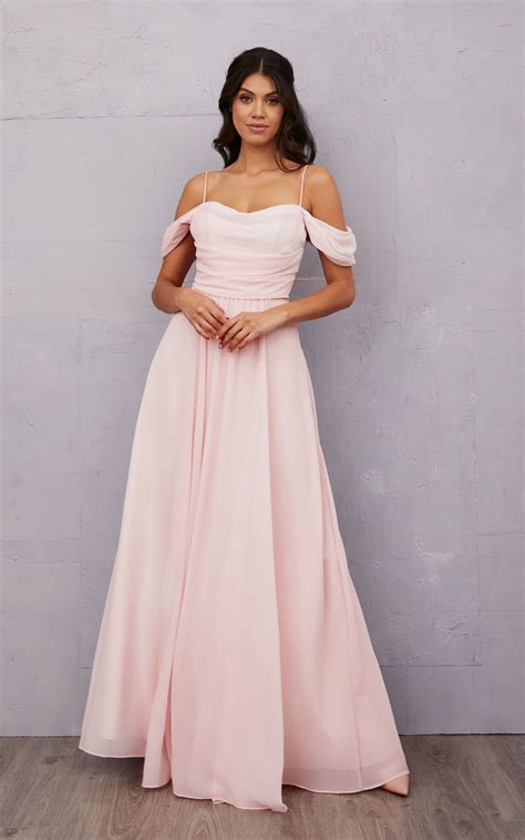 Blush Pink Pippa Bridesmaid Maxi Dress | SilkFred | Baby pink