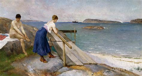 bathing women painting   vaering fine art america