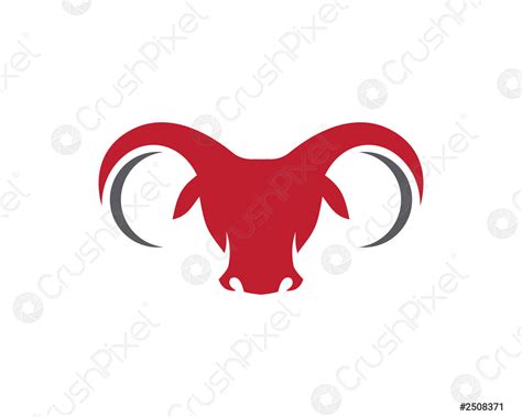Bull Taurus Logo Template - stock vector 2508371 | Crushpixel