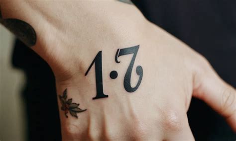 17 Tattoo Meaning: Unveiling The Symbolism Behind This Enigmatic Number ...