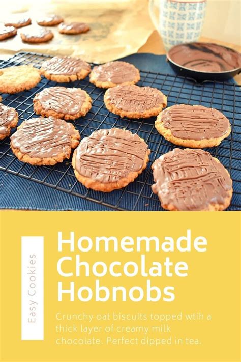 Chocolate Hobnob Recipe | Recipe | Chocolate hobnobs, Biscuit recipe, Dessert recipes easy